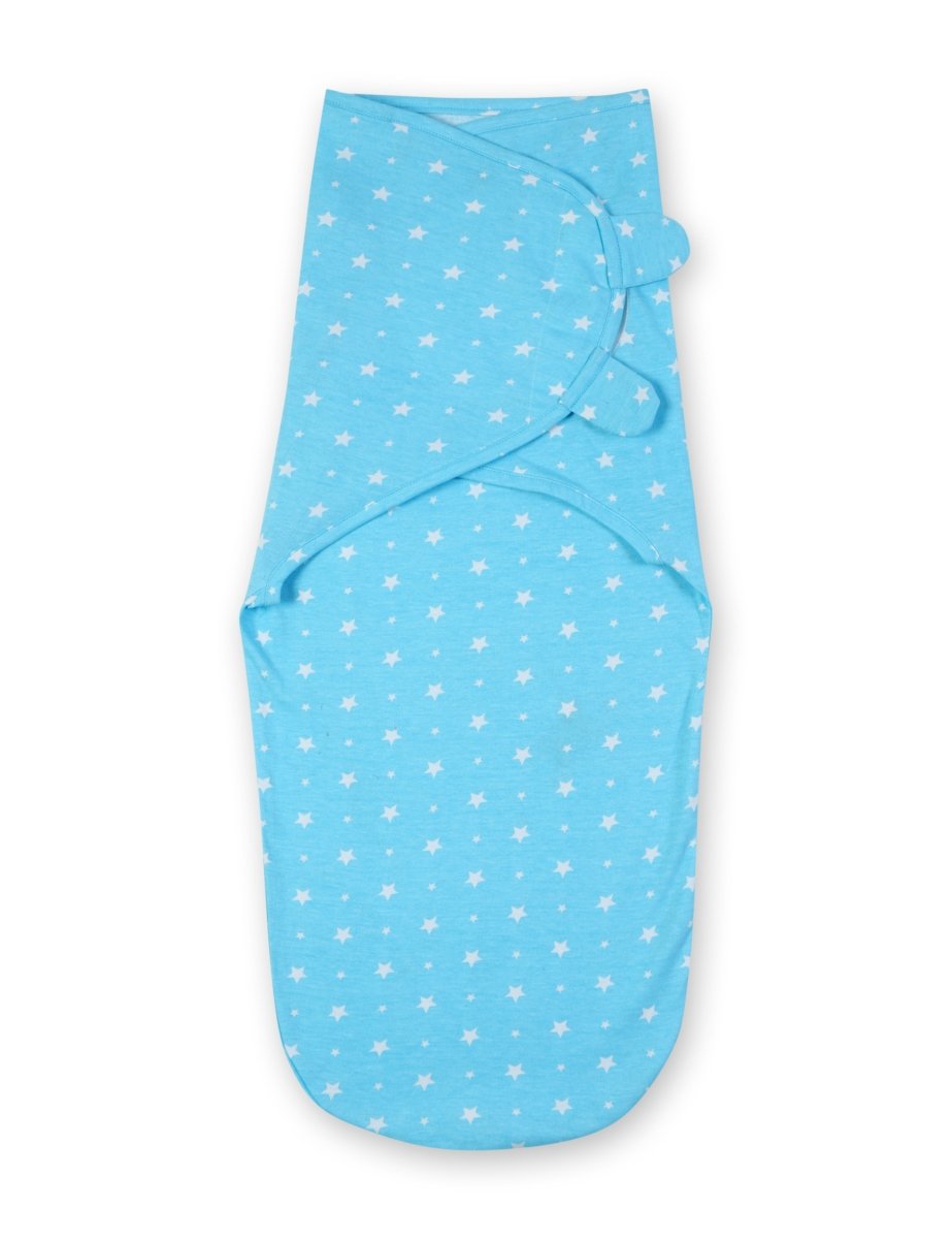 Baby Swaddle Combo- Blue, Pink & Yellow Star - SWD3-MP-BPNYL