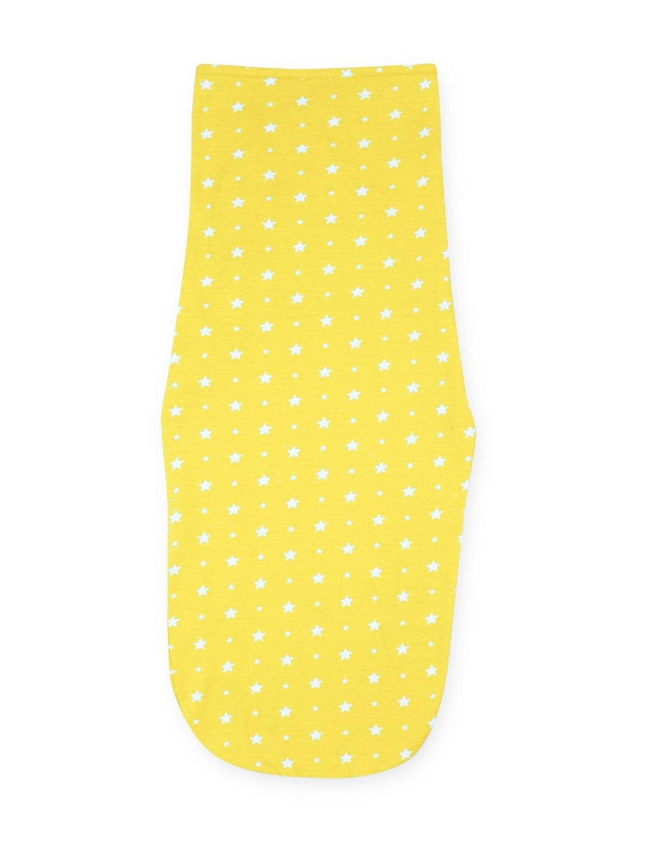 Baby Swaddle Combo- Blue, Pink & Yellow Star - SWD3-MP-BPNYL