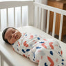 Baby Swaddle Wrap - Baby Dino - Muslin Swaddle Wrap