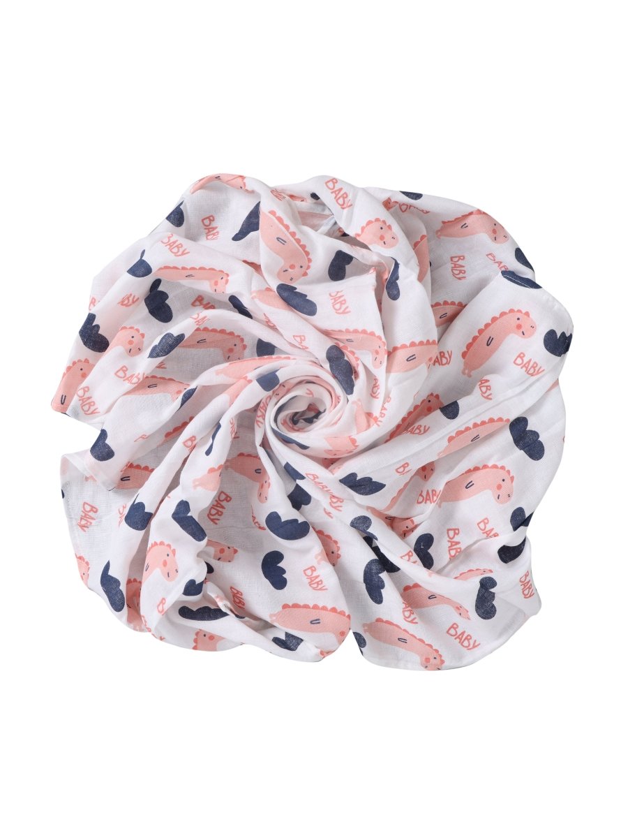 Baby Swaddle Wrap Combo- Baby Dino & Moon And Stars - MSW-BDMS