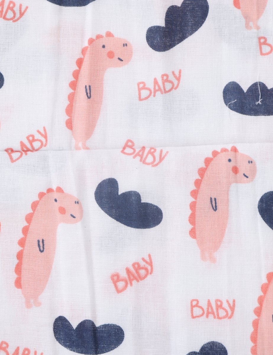 Baby Swaddle Wrap Combo- Baby Dino & Moon And Stars - MSW-BDMS