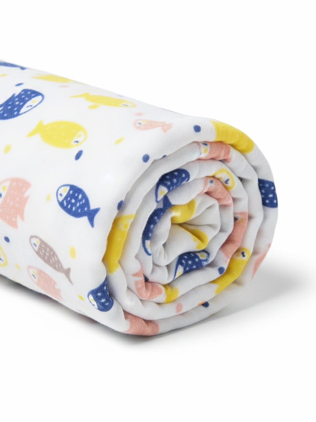 Baby Swaddle Wrap Combo - Baby Dino, Moon And Stars & Finding Nemoo - Muslin Swaddle Wrap