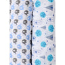 Baby Swaddle Wrap Combo- Blue Forest & Mumbo Jumbo - MSW-BFMJ