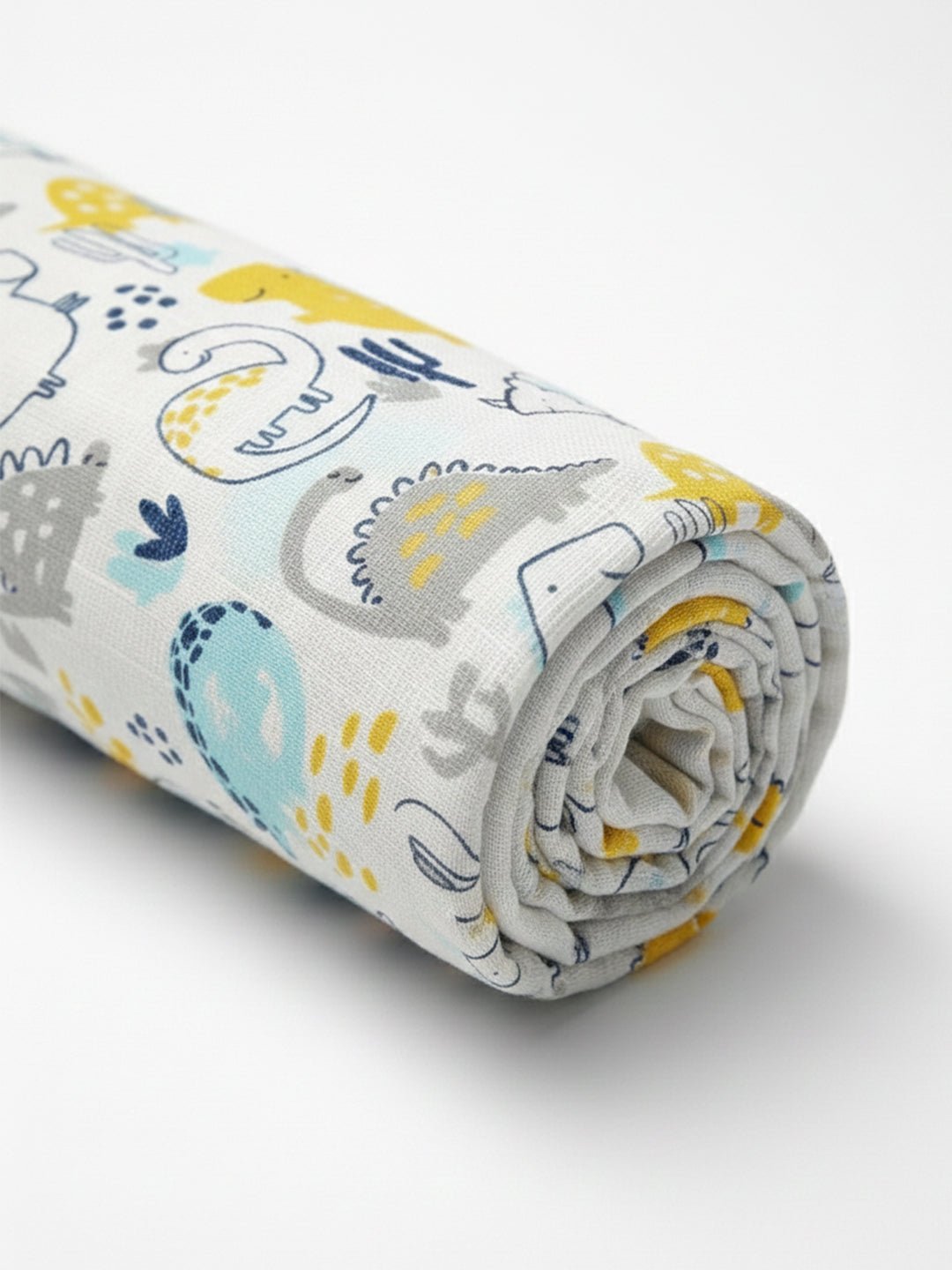 Baby Swaddle Wrap Combo - Cute Puppy, Dino Forest & Guess the Animal - Muslin Swaddle Wrap