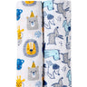 Baby Swaddle Wrap Combo- Guess the Animal & Cute Puppy - MSW-GACP