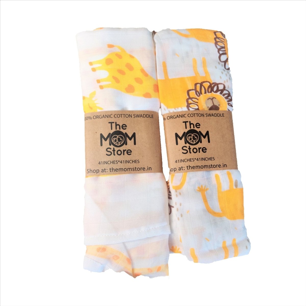 Baby Swaddle Wrap Combo- Jungle King & Tall As A Giraffe - MSW-JKTG