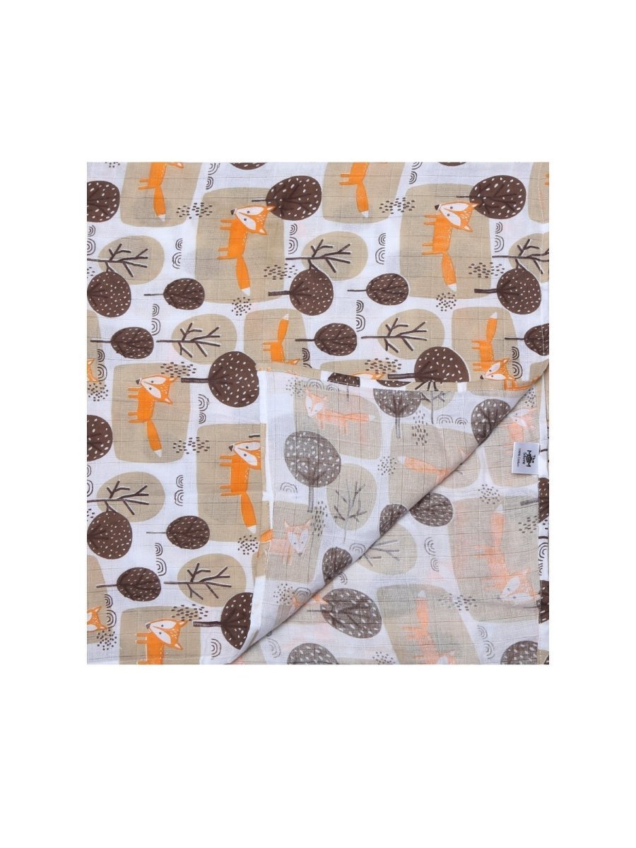 Baby Swaddle Wrap Combo- Little Fox, Jungle King & Tall As A Giraffe - MSW-LFJKTG