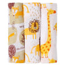 Baby Swaddle Wrap Combo- Little Fox, Jungle King & Tall As A Giraffe - MSW-LFJKTG