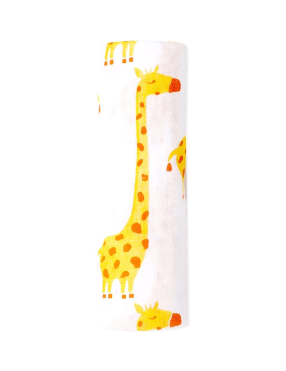 Baby Swaddle Wrap Combo- Little Fox, Jungle King & Tall As A Giraffe - MSW-LFJKTG
