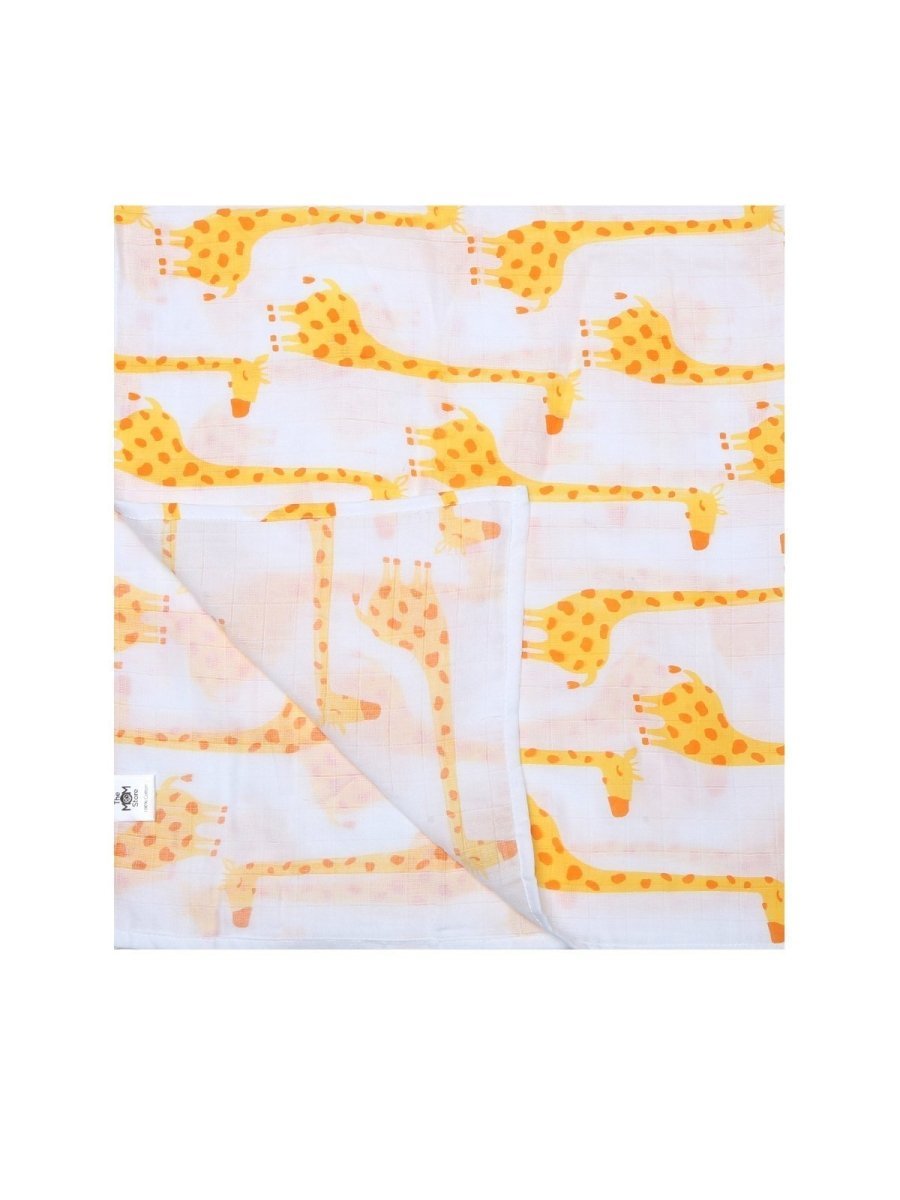 Baby Swaddle Wrap Combo- Little Fox, Jungle King & Tall As A Giraffe - MSW-LFJKTG