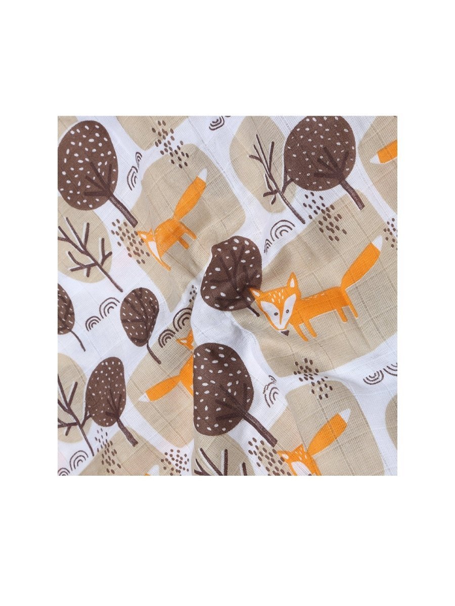 Baby Swaddle Wrap Combo- Little Fox & Tall as a Giraffe - MSW-LFTG
