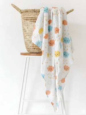 Baby Swaddle Wrap - Dream On - Muslin Swaddle Wrap - Dream On Muslin Swaddle Wrap
