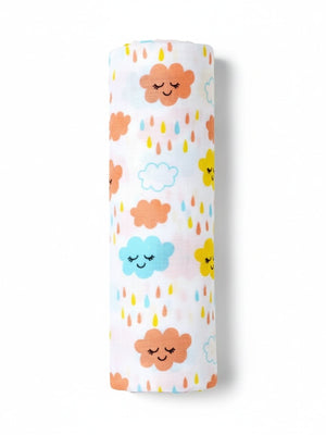 Baby Swaddle Wrap - Dream On - Muslin Swaddle Wrap - Dream On Muslin Swaddle Wrap