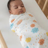 Baby Swaddle Wrap - Dream On - Muslin Swaddle Wrap - Dream On Muslin Swaddle Wrap