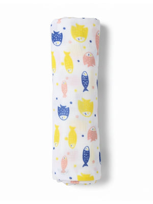 Baby Swaddle Wrap - Finding Nemoo - Muslin Swaddle Wrap