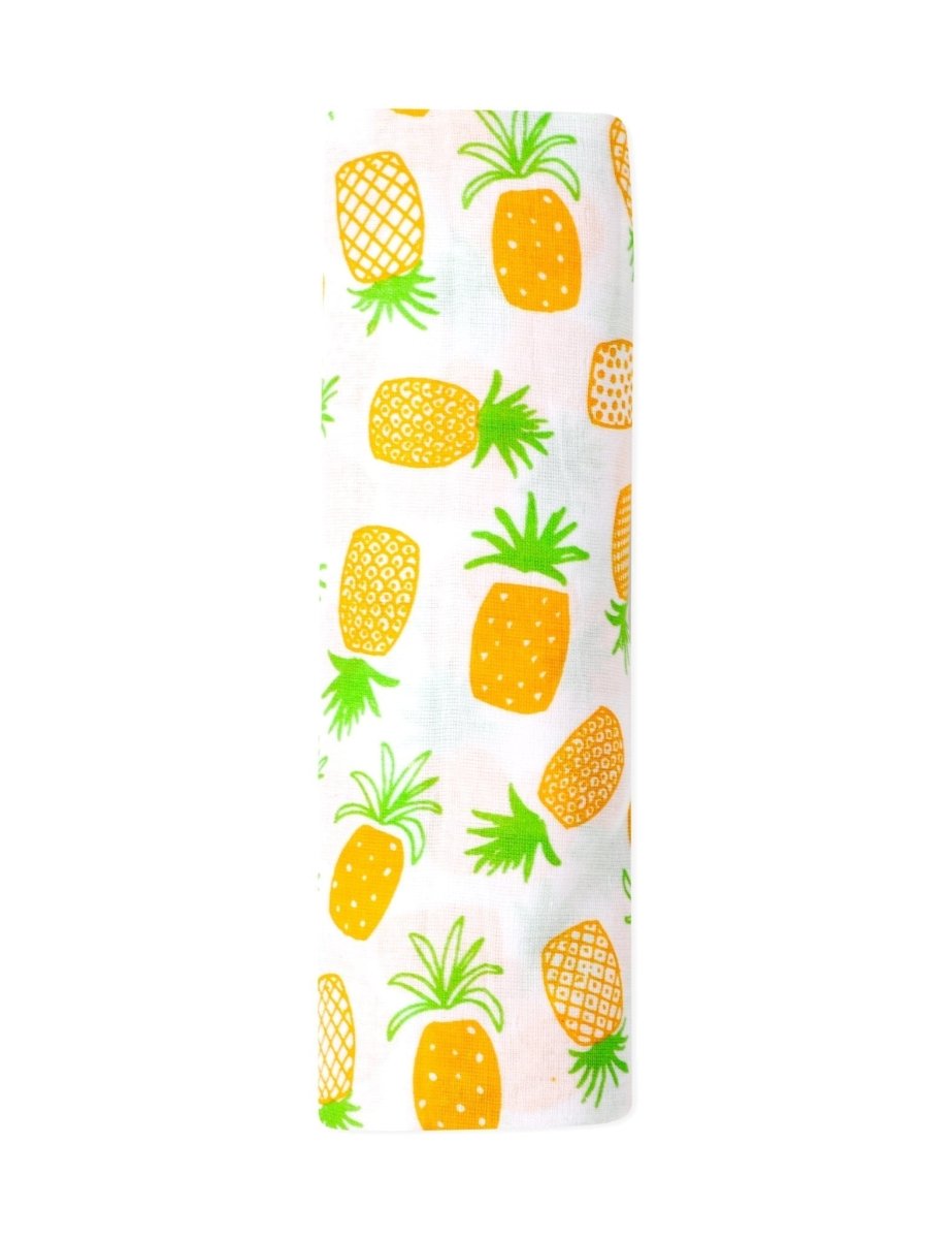 Baby Swaddle Wrap- Fruity Pineapple - MS-FRPN