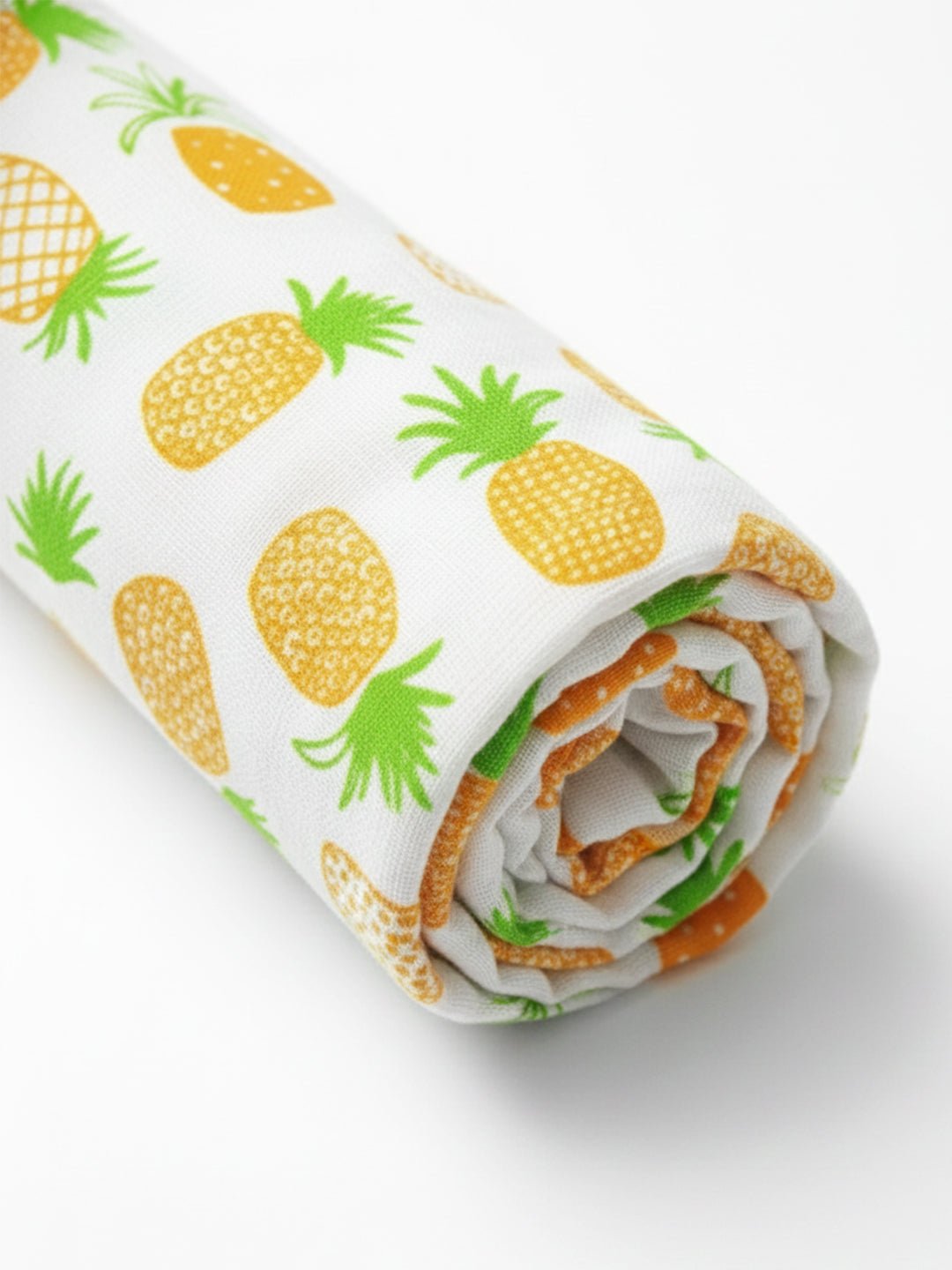 Baby Swaddle Wrap - Fruity Pineapple - Muslin Swaddle Wrap