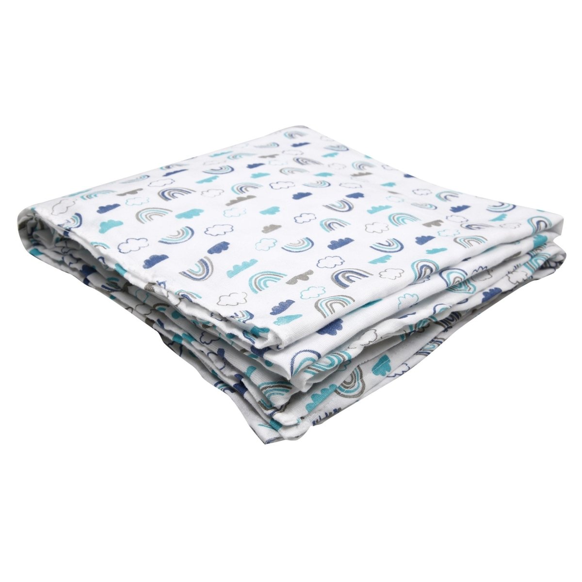 Baby Swaddle Wrap- Happy Rainbow, Mumbo Jumbo & Blue Forest - MSW-HRMJBF