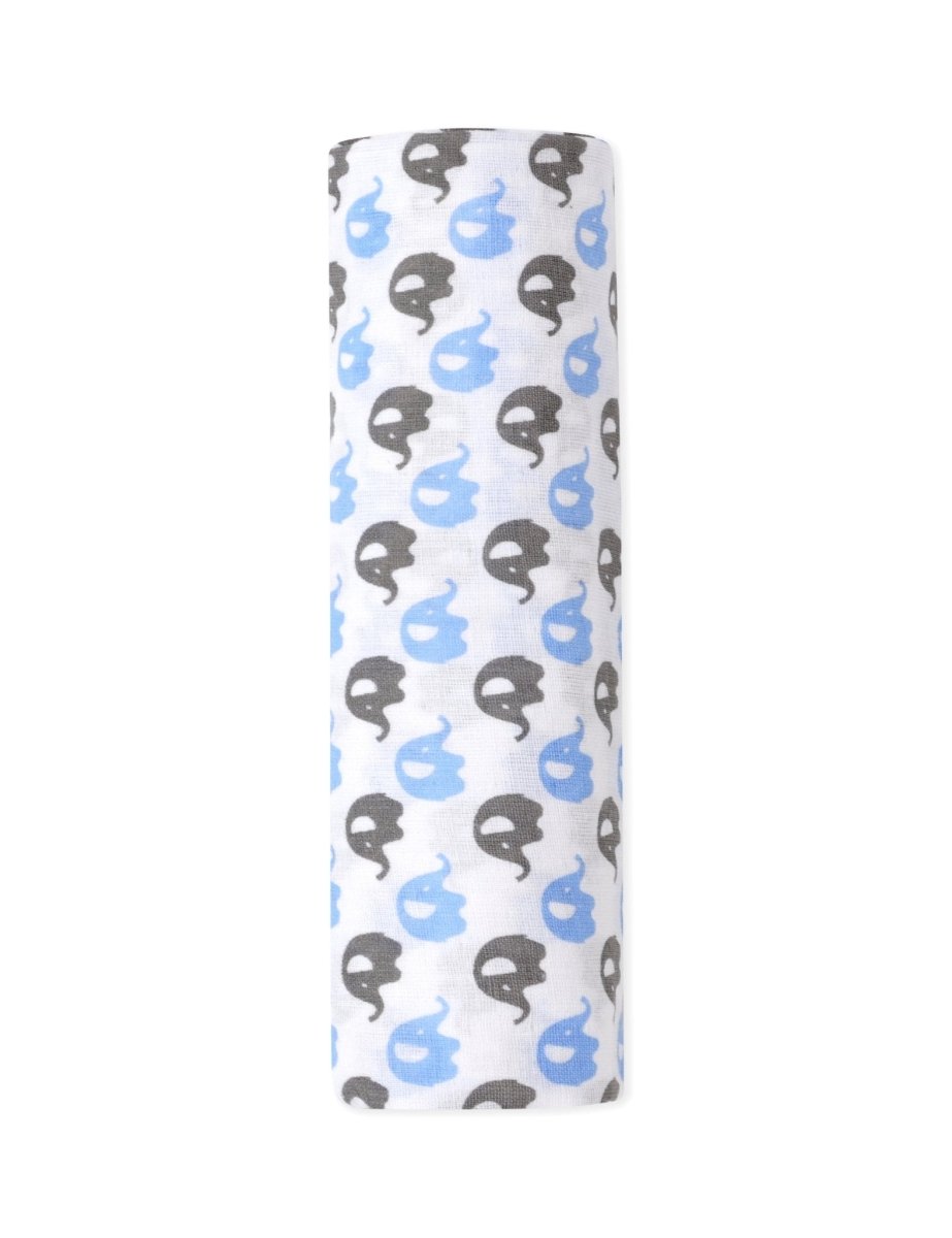 Baby Swaddle Wrap- Happy Rainbow, Mumbo Jumbo & Blue Forest - MSW-HRMJBF