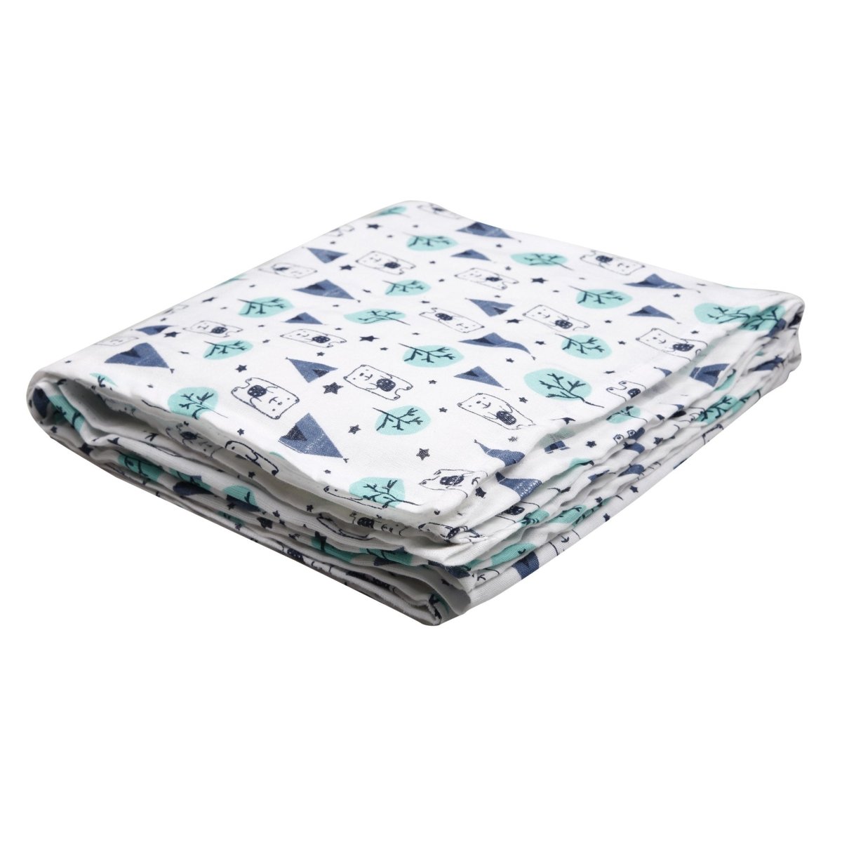 Baby Swaddle Wrap- Happy Rainbow, Mumbo Jumbo & Blue Forest - MSW-HRMJBF