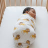 Baby Swaddle Wrap - Jungle King - Muslin Swaddle Wrap
