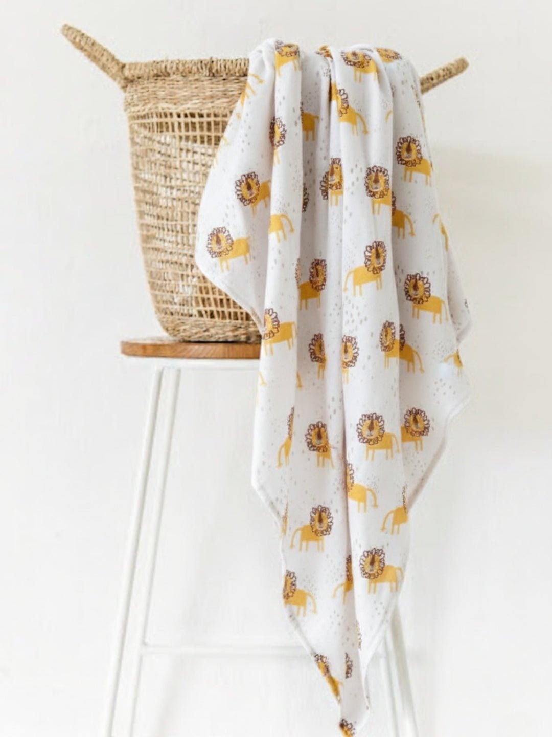 Baby Swaddle Wrap - Jungle King - Muslin Swaddle Wrap