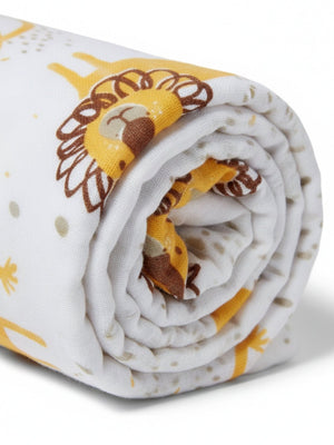 Baby Swaddle Wrap - Jungle King - Muslin Swaddle Wrap