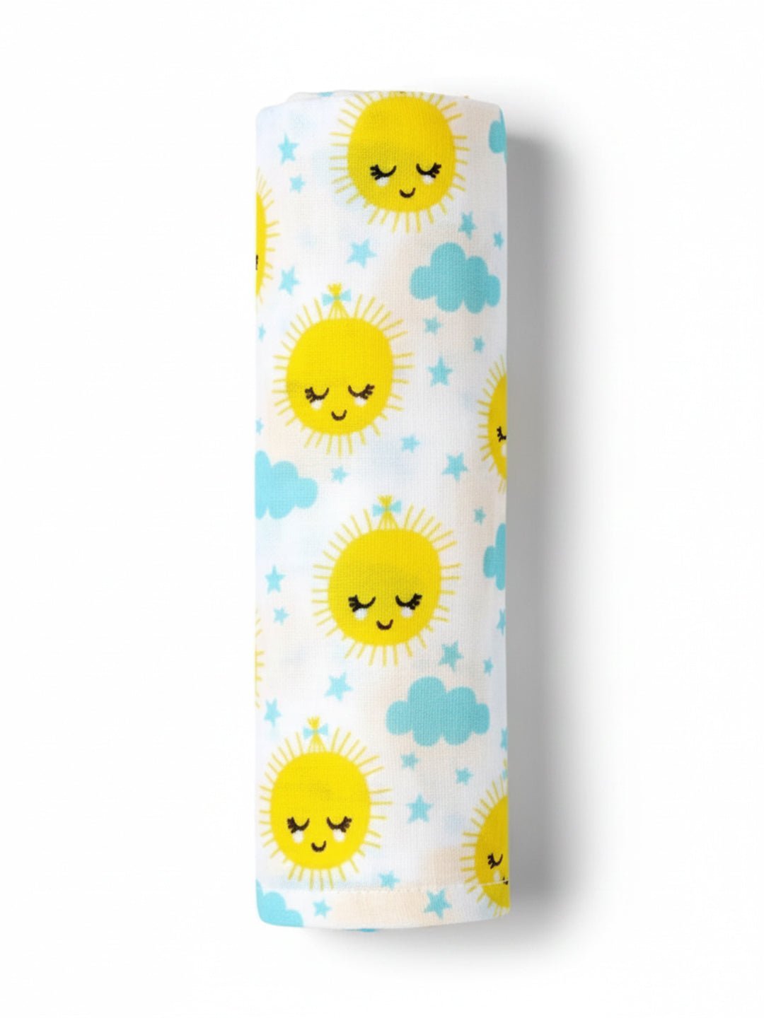 Baby Swaddle Wrap - Little Sunshine - Muslin Swaddle Wrap - Little Sunshine Muslin Swaddle Wrap