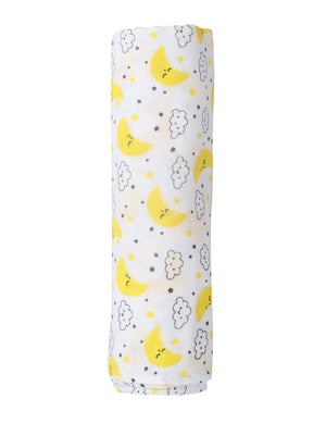 Baby Swaddle Wrap- Moon and Stars - MS-MNST