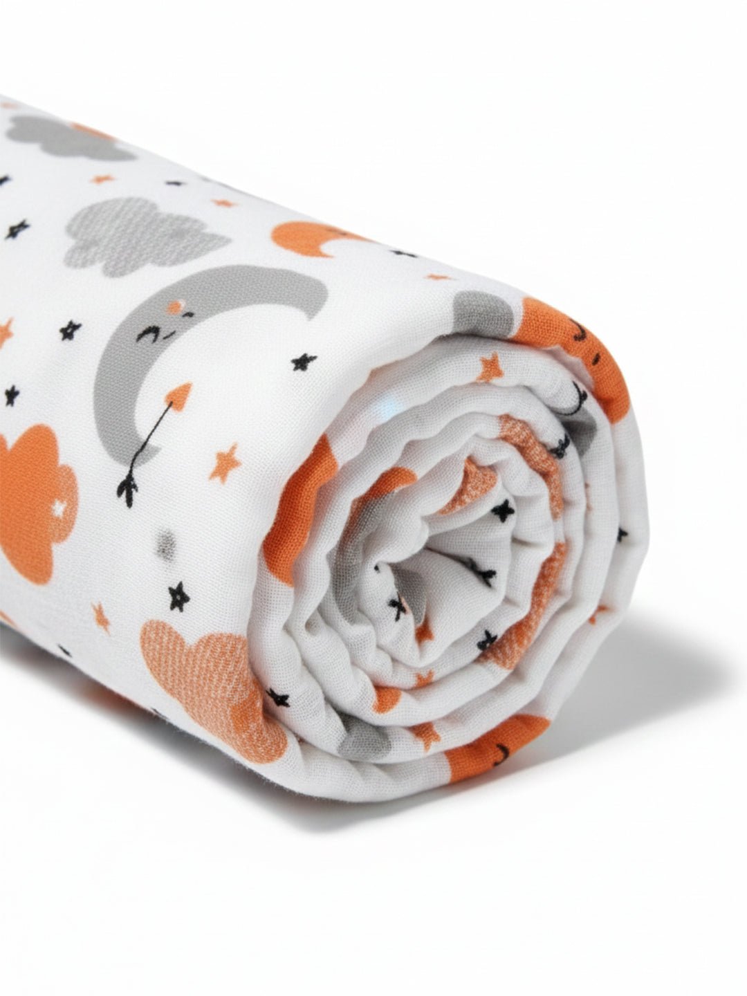 Baby Swaddle Wrap - Moon Kid - Muslin Swaddle Wrap - Moon Kid Muslin Swaddle Wrap