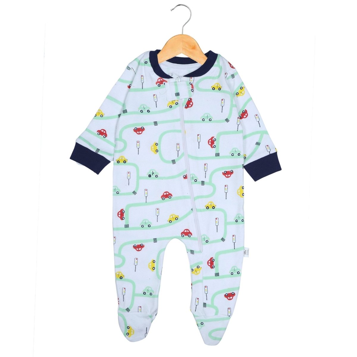 Baby Zipper Romper - City Drive - ROM-ZP-CTDV-0-6