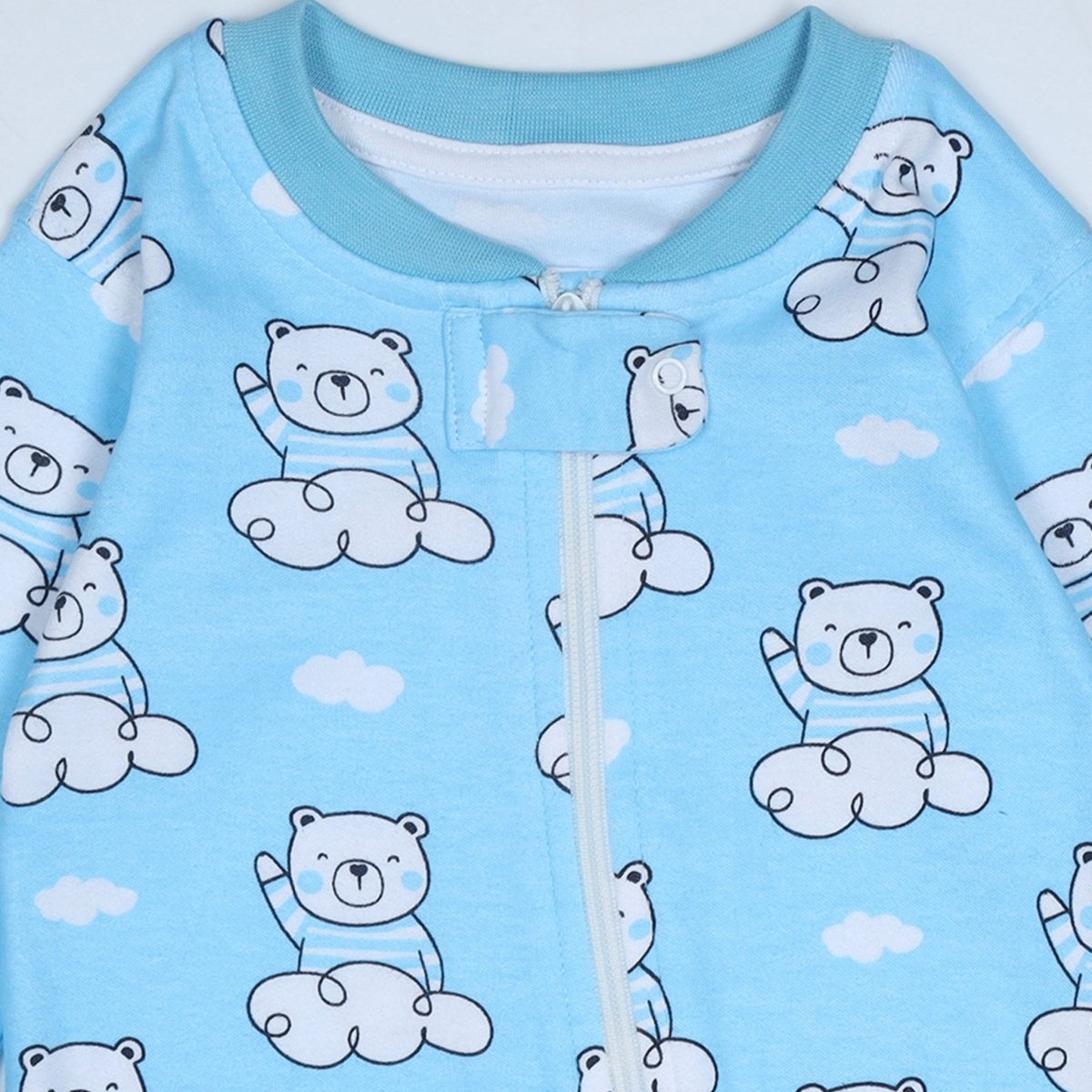 Baby Zipper Romper - Hello Bear - ROM-ZP-HLBR-0-6