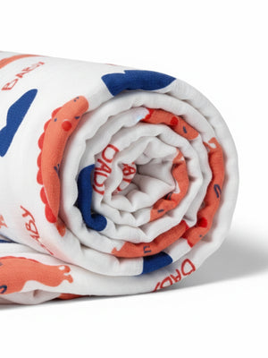 Baby Swaddle Wrap Combo- Baby Dino & Moon And Stars - The Mom Store