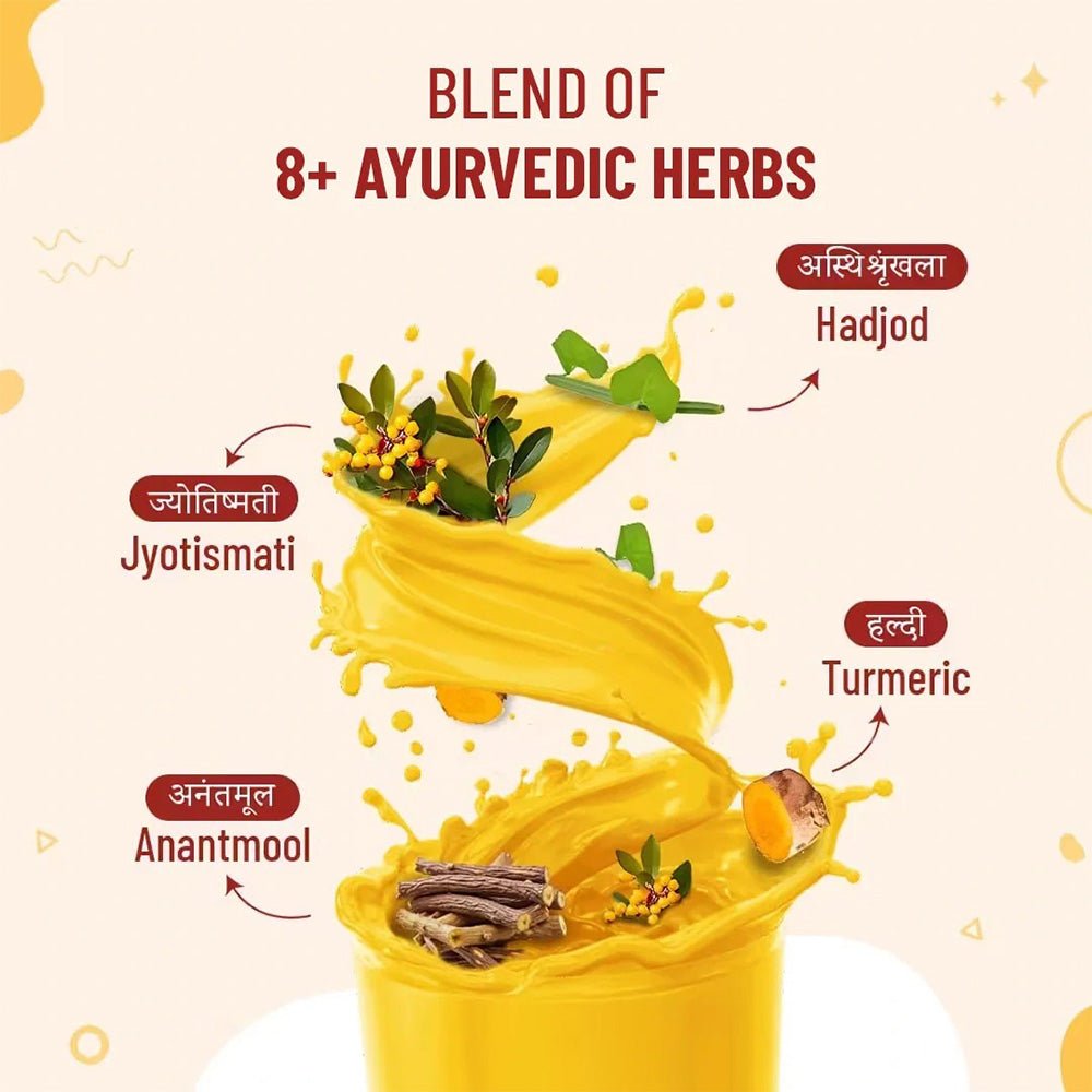 BabyOrgano Ayurvedic Kesar Haldi Milk Drink Powder Milk Mix Trial Pack for Kids Growth & Immunity 35g - Baby Food