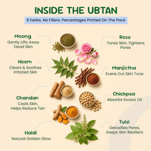 BabyOrgano Ayurvedic Ubtan Bath Powder for Babies & Kids 0+ 100g - Baby Skincare