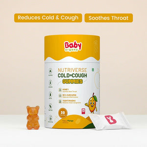 BabyOrgano Cough & Cold Gummies Kids Mango | The Mom Store - Baby Food