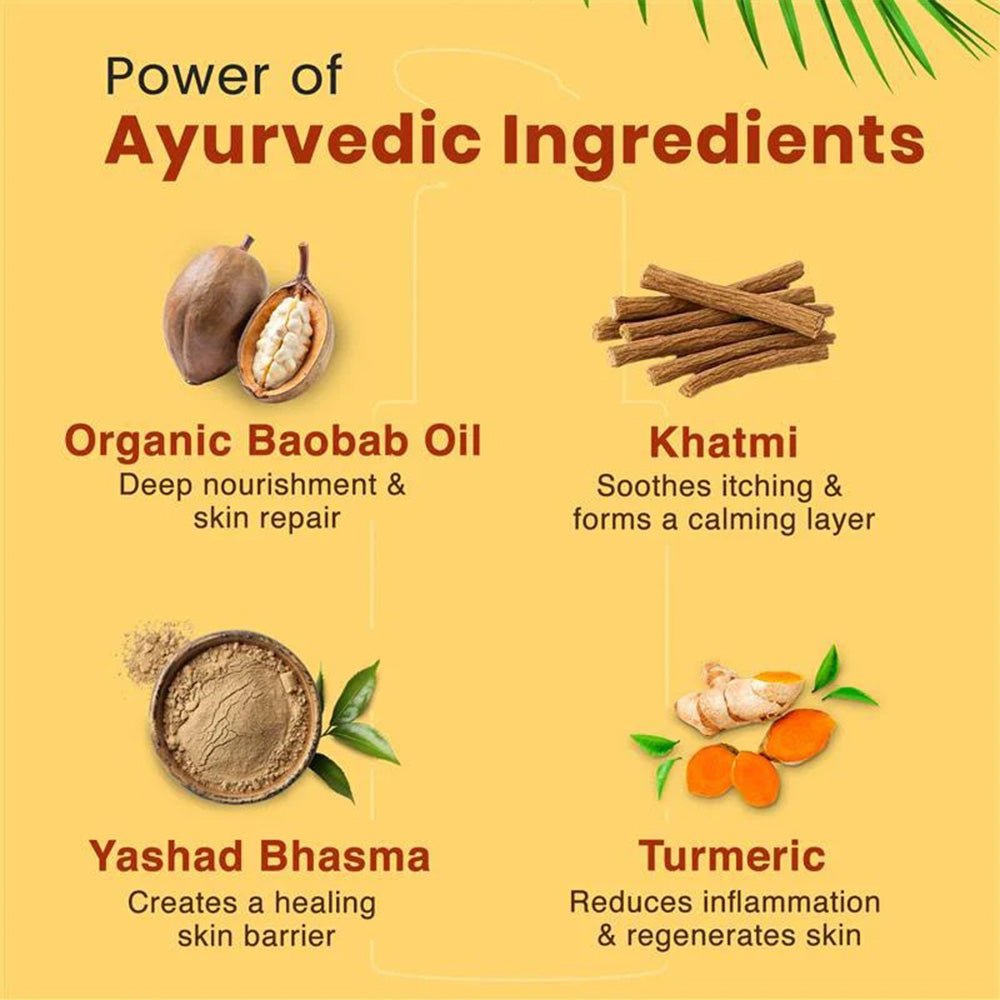 BabyOrgano Haldikavach Rash Cream for Diaper Rash & Skin Relief - Baby Skin Care