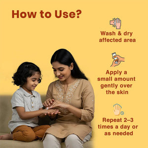 BabyOrgano Haldikavach Rash Cream for Diaper Rash & Skin Relief - Baby Skin Care