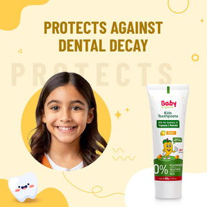 BabyOrgano Herbal Kids Toothpaste Mango 50g - Oral Care