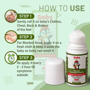 BabyOrgano Hing & Cold Relief Roll-On Combo | The Mom Store - Cold Relief Roll On