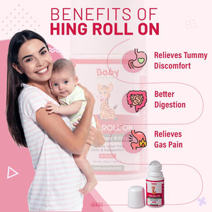 BabyOrgano Hing & Cold Relief Roll-On Combo | The Mom Store - Cold Relief Roll On