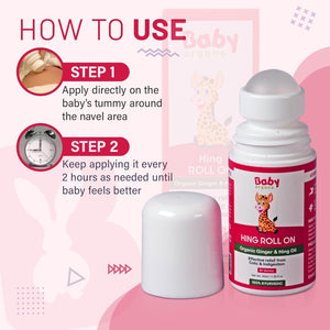 BabyOrgano Hing & Cold Relief Roll-On Combo | The Mom Store - Cold Relief Roll On