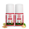 BabyOrgano Hing Roll - On for Colic Gas Relief | Ayurvedic Formula | Pack of 2 - Anti Colic Hing Roll On