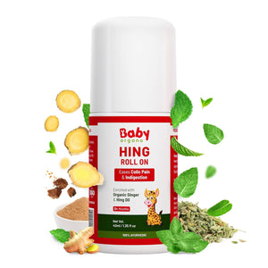BabyOrgano Hing Tummy Roll On 40ml - Anti Colic Hing Roll On