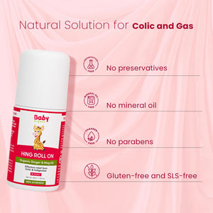 BabyOrgano Hing Tummy Roll On 40ml - Anti Colic Hing Roll On