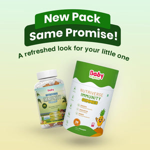 BabyOrgano Immunity Gummies Pineapple | The Mom Store - Baby Food