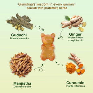 BabyOrgano Immunity Gummies Pineapple | The Mom Store - Baby Food