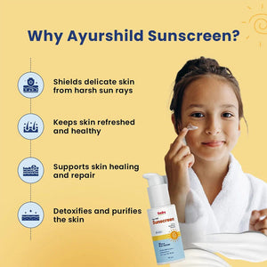 BabyOrgano Kids Sunscreen with Natural Oils & Butter – Broad Spectrum Protection - Baby Skin Care