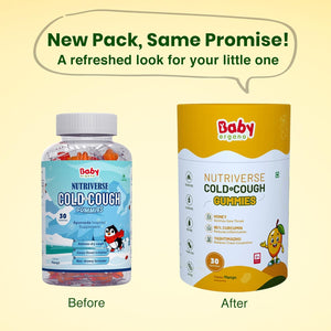 BabyOrgano Mango Cough & Cold Gummies | The Mom Store - Baby Food