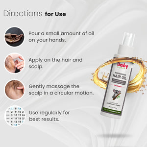 BabyOrgano Nirgundi Hair Oil 100ml - Baby Skincare